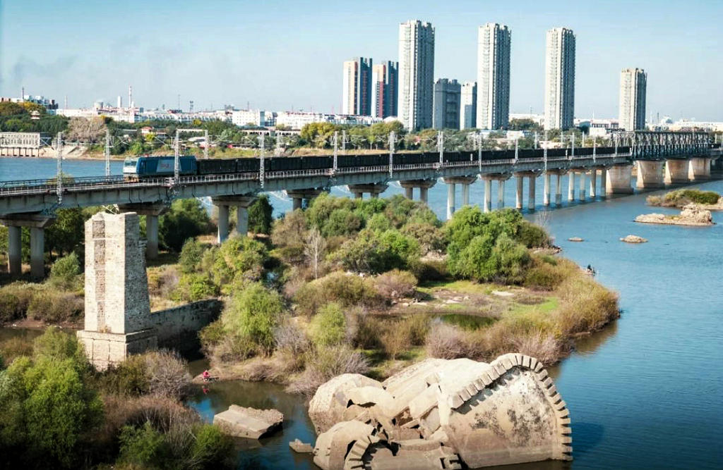 齐齐哈尔市富拉尔基嫩江铁路大桥