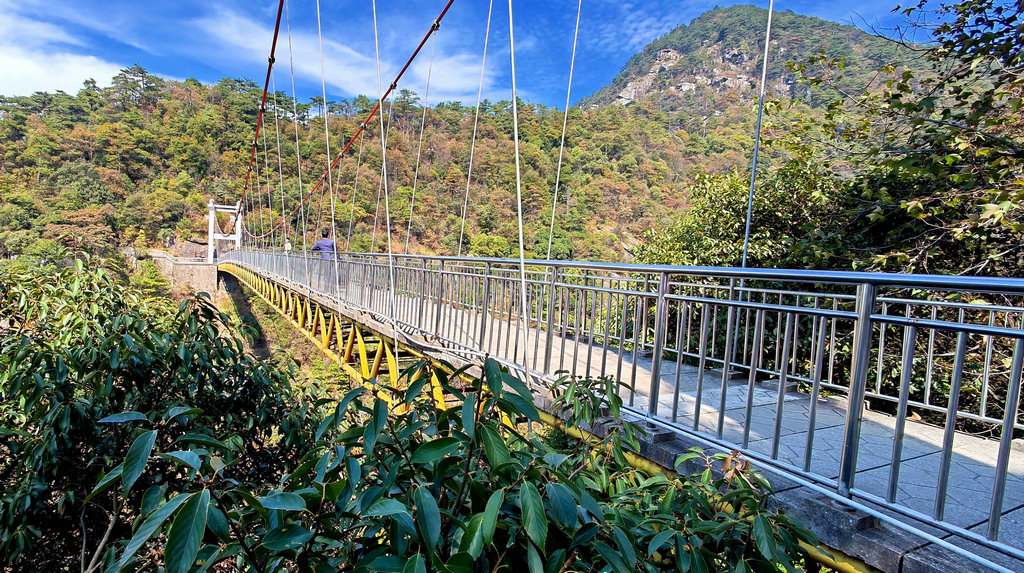 九江市庐山石门涧悬索桥