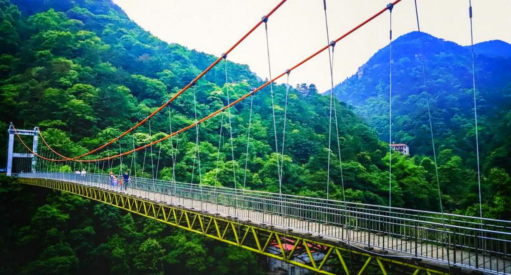 九江市庐山石门涧悬索桥
