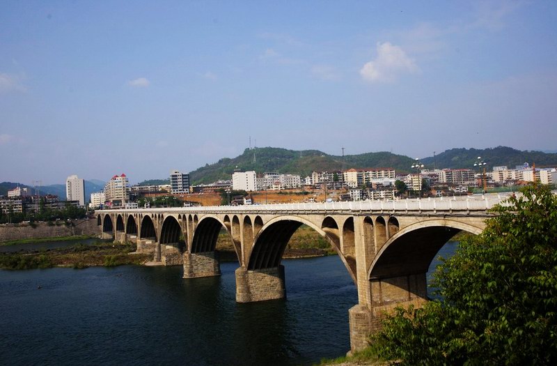 石泉县汉江大桥